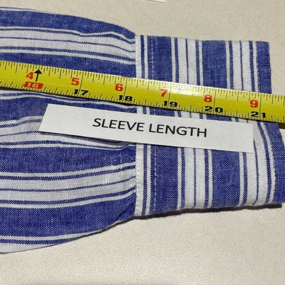 J Crew Womens Baird McNutt Irish Linen Long sleeve Button Up Shirt 12 Relaxed - Picture 7 of 9